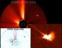 25 فوریه 2013, ایا این یوفوی عظیم در مجاورت خورشید پرتوی از لیزر پرتاب می کند؟